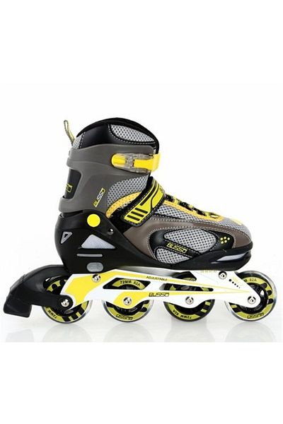 BUSSO Unisex Yellow Classic Aluminum Silicone Skate Size 31-34