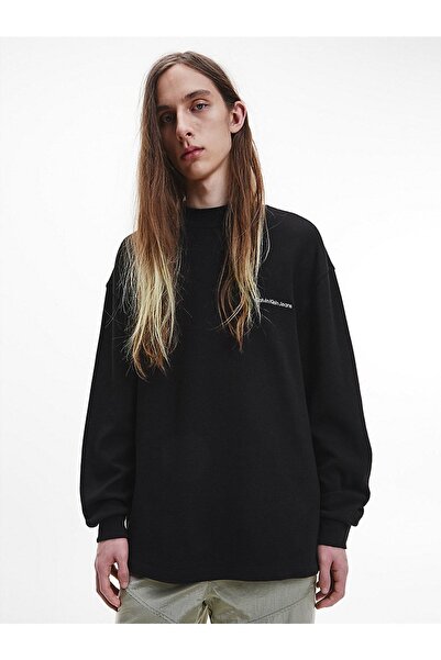 Calvin Klein Erkek Oversized Uzun Kollu T-shirt