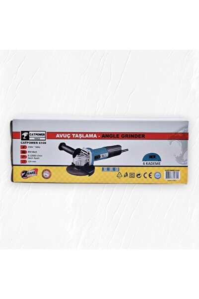 Cat Power Catpower 6108 Avuç Taşlama Devir Ayarlı 125mm 850w