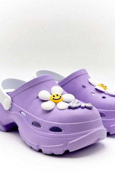 Shoebutik Papuci Daisy Lilac - Design confortabil și elegant