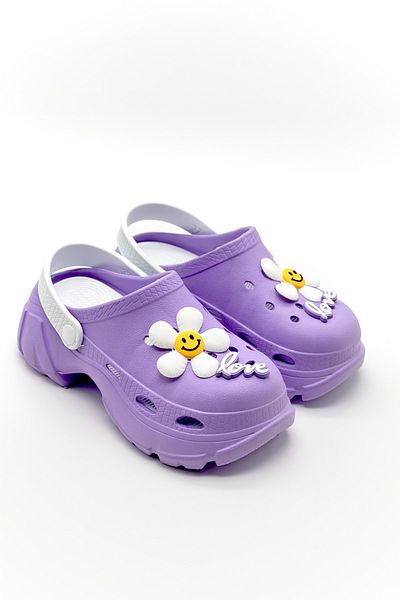 Shoebutik Papuci Daisy Lilac - Design confortabil și elegant
