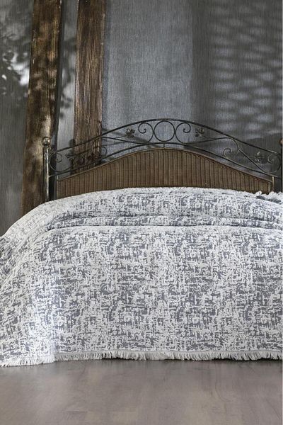 Çeyiz Diyarı Μονή κουβέρτα Indigo - Διπλή, Puffy Cotton, 200x220