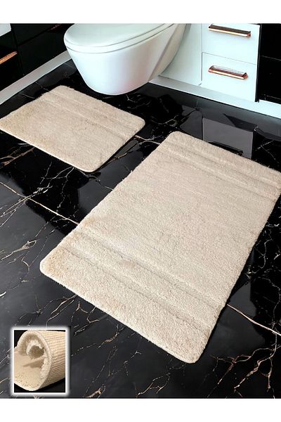 Chandler Home Χαλάκι μπάνιου Salzach Stone 2 Pack (60x100 50x60 cm)