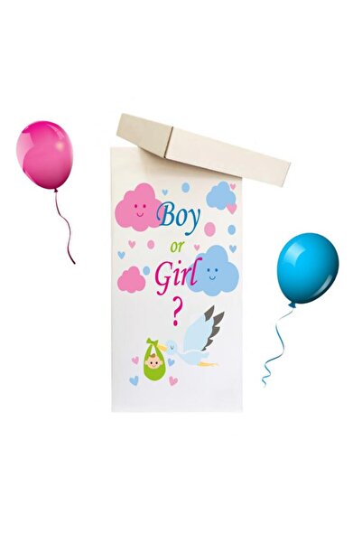 KOLİ KOLAY Bebek Cinsiyet Partisi Kutusu 50x50x80 Cm
