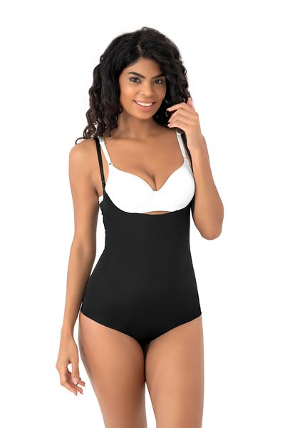 MEBA Laser Cut 2 Size Gathering Underbust Body Corset
