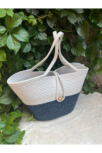 Kaliçe Home Geanta de plaja din iuta din rachita - Ornament decorativ, accesorii, geanta