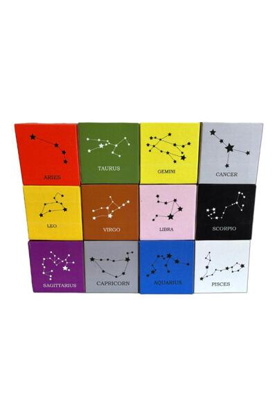 KOLİ KOLAY Renkli Burç Kutuları 12 Adet