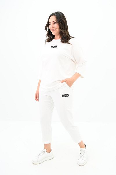 Koza Butik Γυναικεία φόρμα φόρμας με ετικέτα μεγάλου μεγέθους 8100-24