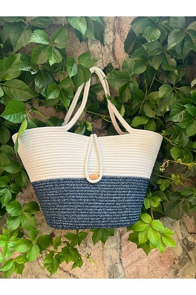Kaliçe Home Geanta de plaja din iuta din rachita - Ornament decorativ, accesorii, geanta