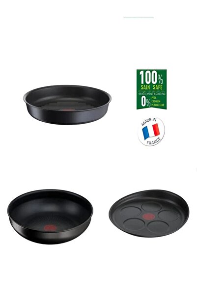 TEFAL 6x Titanyum Expertise Ingenio 3lü Set
