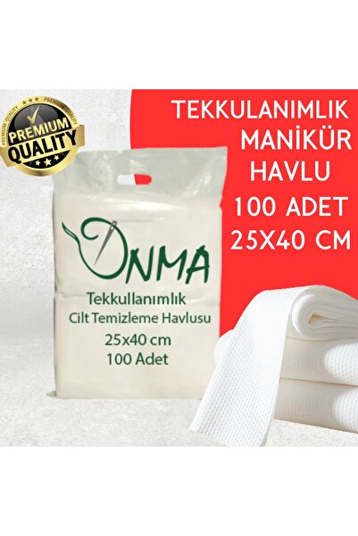 onma tek kullanımlık manikür havlusu 25*40cm 100 lü
