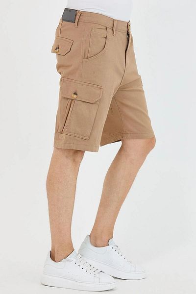 DAMGA JEANS Ανδρικό σορτς Κάπρι Τσέπη Cargo Slim Fit Cargo