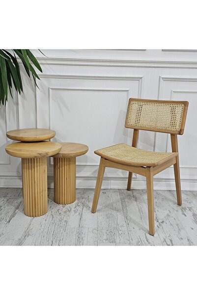 HASAĞAÇ Carpino %100 Gürgen Full Hazeran Modern Sandalye