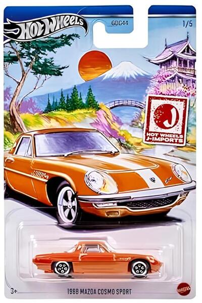 HOT WHEELS سلسلة سيارات مخصصة 1968 مازدا كوزمو سبورت HRT00