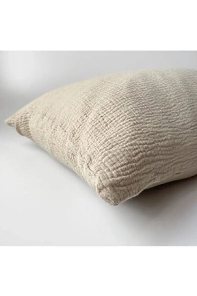 EVYA 4 Layer Muslin 2 Pillow Case 50X70 cm Soft Organic 100% Cotton Skin Friendly Breathable Soft Set