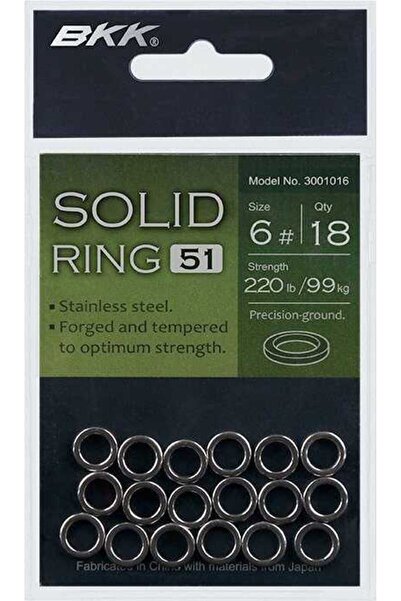 BKK Solid Ring-51 Jig Halkası