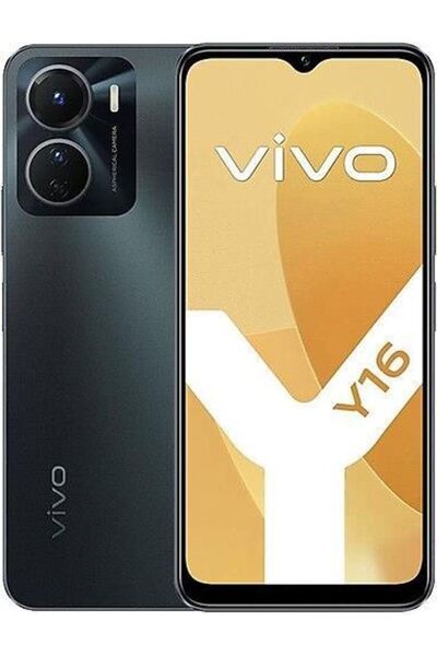 vivo Y16 128 GB 4 GB RAM Siyah Cep Telefonu (vivo Türkiye Garantili)