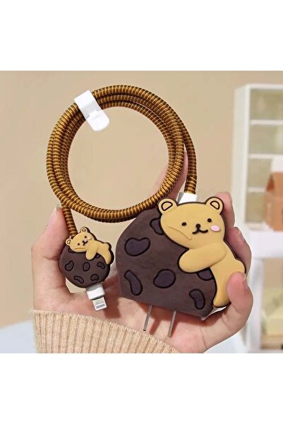 Tirstrap Iphone 18w/20w Uyumlu Şarj Aleti Kılıfı, Şarj Kablosu Örme Aparatı, ...