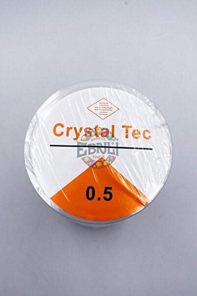 Ebruli Boncuk Şeffaf Düz (Lastikli) Misina 10’lu Esnek Takı Yapımı Aksesuar 1...