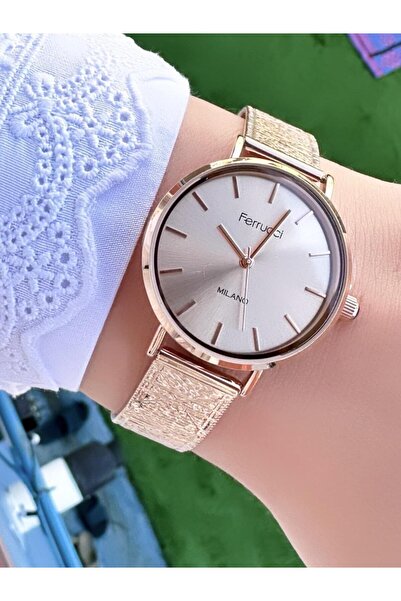 Ferrucci  Kadın Hasır Kordon Kol Saati