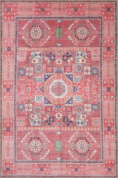 Rugs Modern Halı سجادة قاعدة منسوجة منقوشة ذات طابع هندسي وردي وسجادة قابلة ل...