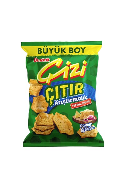 Ülker Çizi Çıtır Atıştırmalık 80 gr Peynir&Soğan x 6 Adet