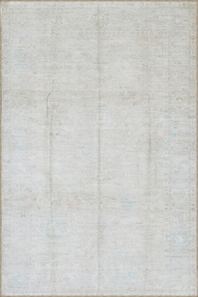 Rugs Modern Halı Gri Geometrik Temalı Desenli Dokuma Taban Halı ve Yıkanabili...