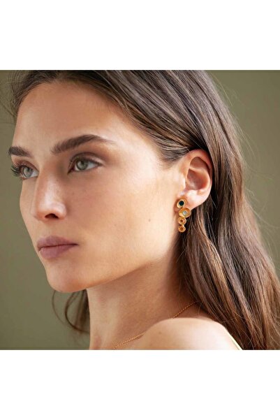 Mefy Gümüş İğneli İspanyol Model Bijuteri Küpe