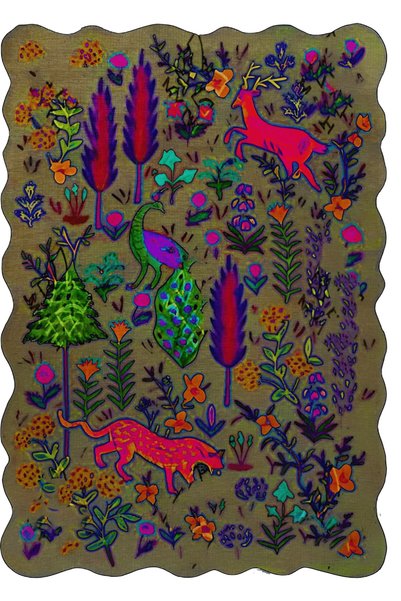 Rugs Modern Halı Συλλογή Shape, γκρι θέμα, χαλί με σχέδιο από πολύχρωμα μοτίβ...