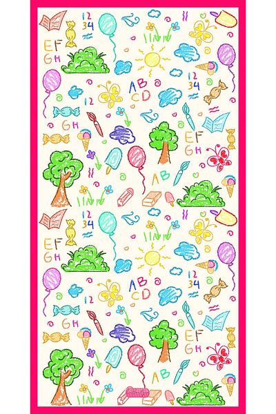LA BOUTIQUE 07-70X140 Model Children's Shawl-Out