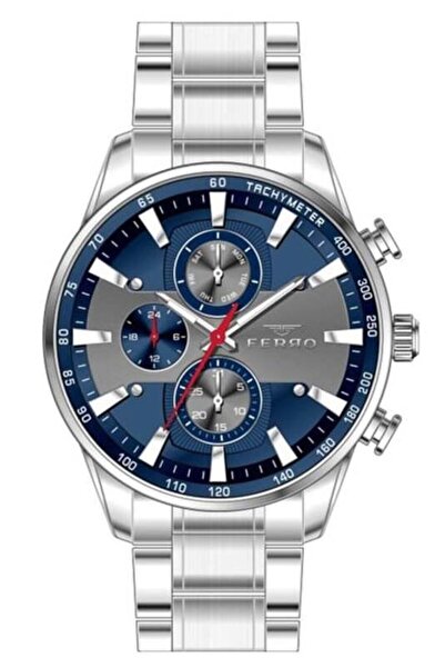 FERRO Gümüş Çelik Kordon Erkek Kol Saati FM31919A-A3