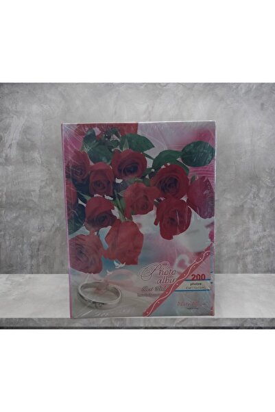 HİDZ ألبوم صور منقوش بالزهور مقاس 10x15 200