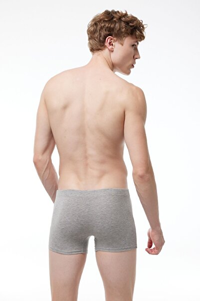 Malabadi Ανδρικό γκρι 2 Pack Cotton Elastane Boxer 074