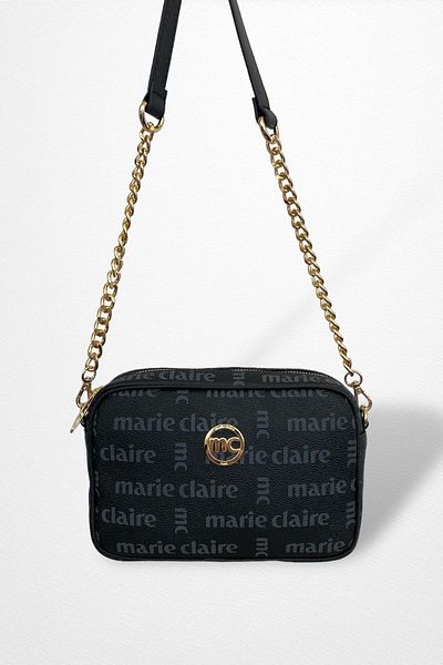 Marie Claire Women's Black Messenger Bag Layla MC241103761
