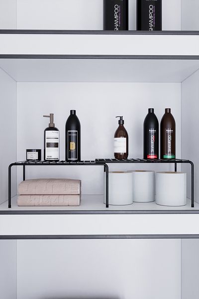 boz concept home Разтегателен рафт - органайзер за шкафове, органайзер за кухня и баня