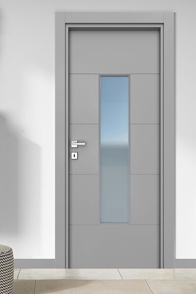 ALO KAPI MELAMİN KARİZMA LORAS İKİ CAMLI ODA KAPISI, 86/204/18-27 CM