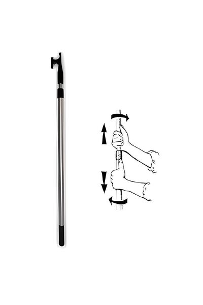 Sealux Gönder Kancası Teleskopik Kakıç ÇAP : 25-30 mm BOY : 122-210 cm