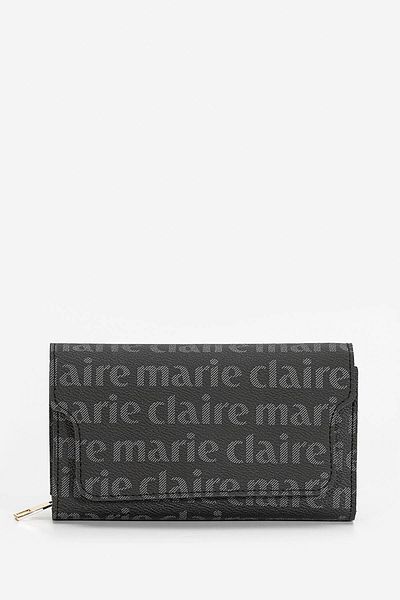 Marie Claire Black Women's Zipper Closure Card Holder Wallet Raison Mc222307576