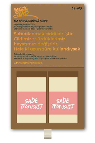 Rengin Suar Sade Zeytinyağı Sabunu (2x100 gr) - Hediyelik Kutu