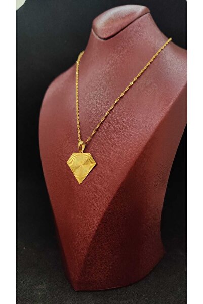 kuyumcu nurettin ELMAS KESİM KOLYE 22 AYAR