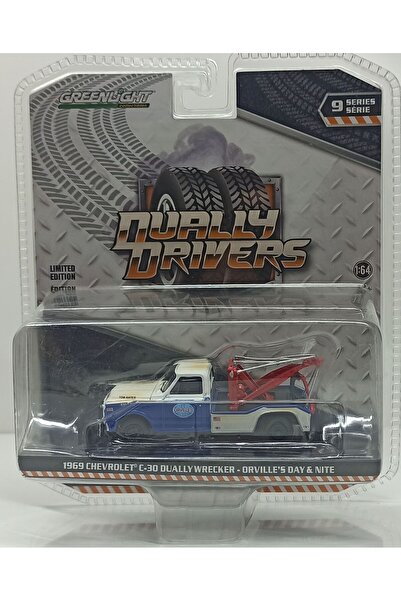 Greenlight 1:64 1969 Chevrolet c-30 dually wrecker orvılle's day &nite