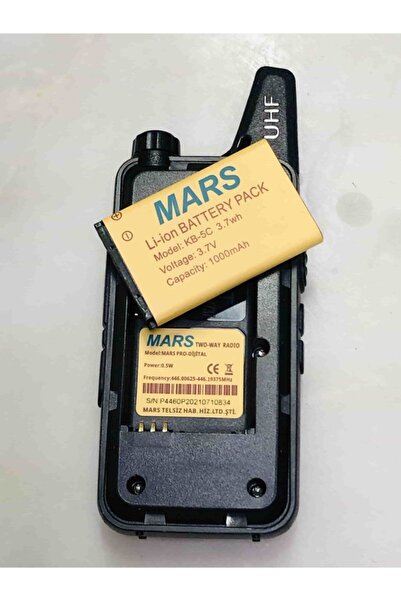 Mars Orijinal Pro Lityum Yedek Pil Wlnzastone Tekcom Zetcom Uyumlu Yedek Pil Batarya