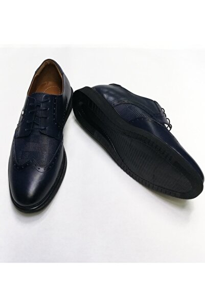 BM Home Чоловічі сині ортопедичні класичні черевики