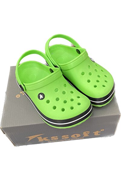 Seha Fashion Kids Green Comfortable Sole Sabo Slippers Sandals