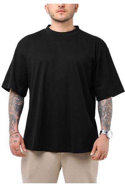 Dex Supports Lasting Energy Oversize T-Shirt Black Color Loose Fit 280g