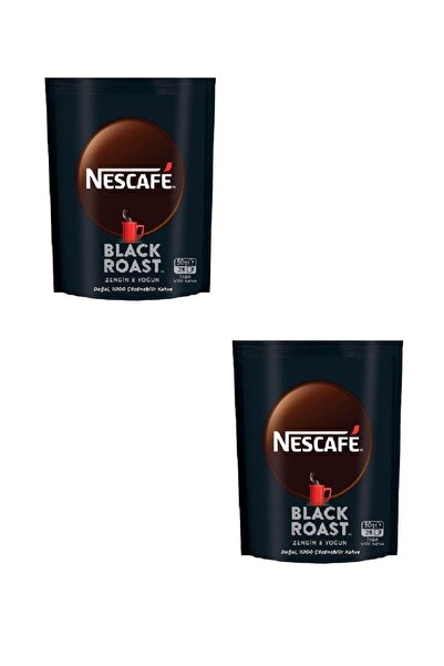 Nescafe Black Roast Çözünebilir Kahve Ekonomik 50 Gr x 2 adet