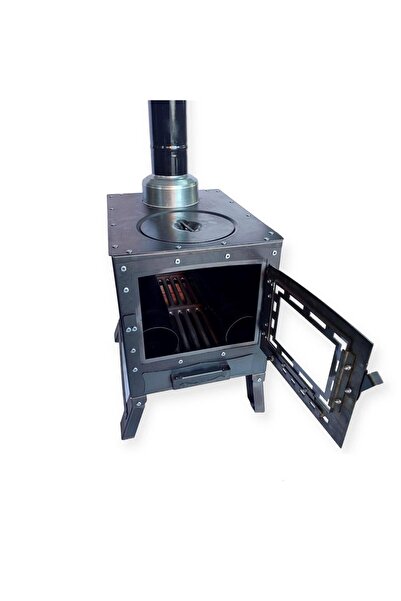 Essen Ticaret Ocaklı Kamp Sobası Ayakları Katlanabilir 33x47cm Yükseklik: 45cm (Karavan, Çadır için)