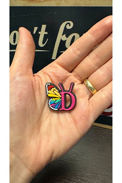 Crocs Terlik Süsü/D Harfi Kelebek