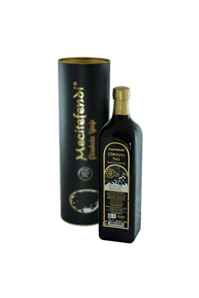 Mecitefendi Black Cumin Oil Cold Press Glass 1 Lt