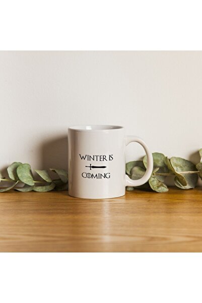 qoeuyl boutique Winter Is Coming Game Of Thrones Baskılı Kupa Bardak